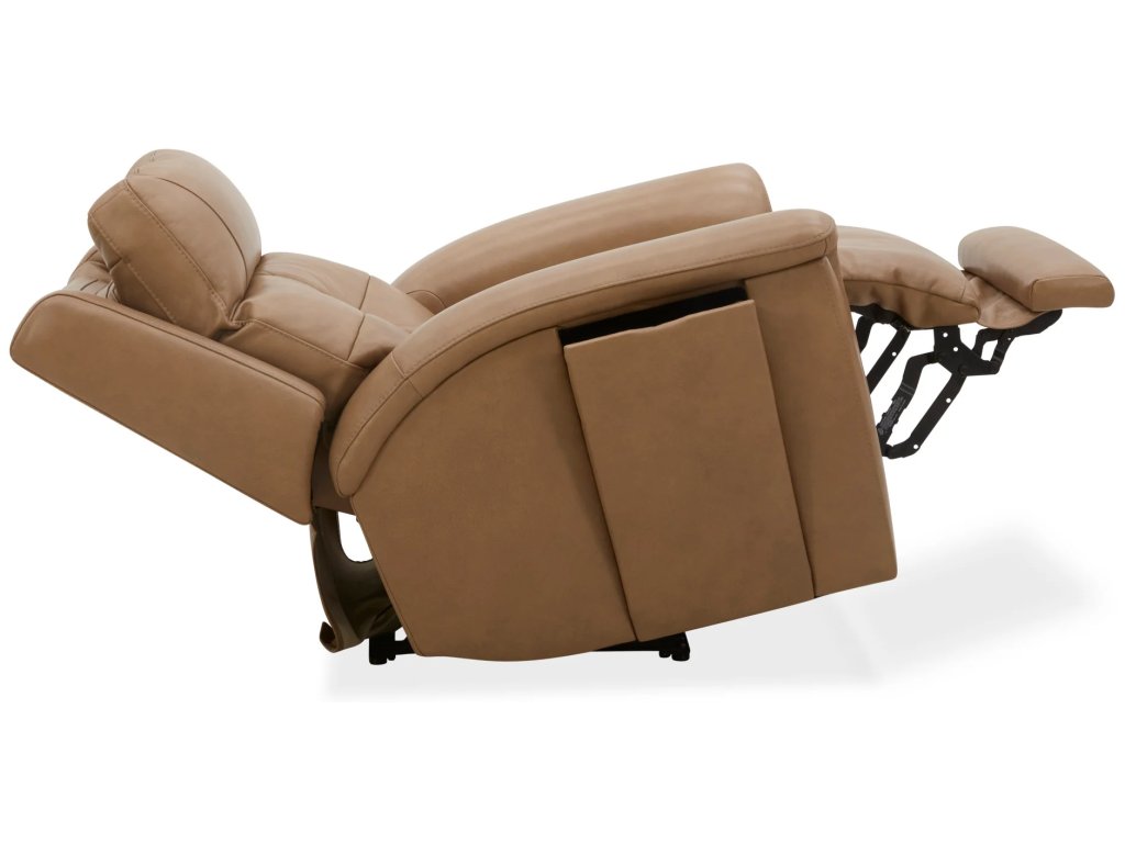 Ranger Brown Leather Power Recliner with Power Headrest, Lumbar, Heat & Massage - image 12