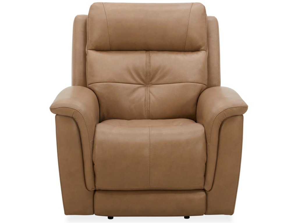 Ranger Brown Leather Power Recliner with Power Headrest, Lumbar, Heat & Massage - image 2