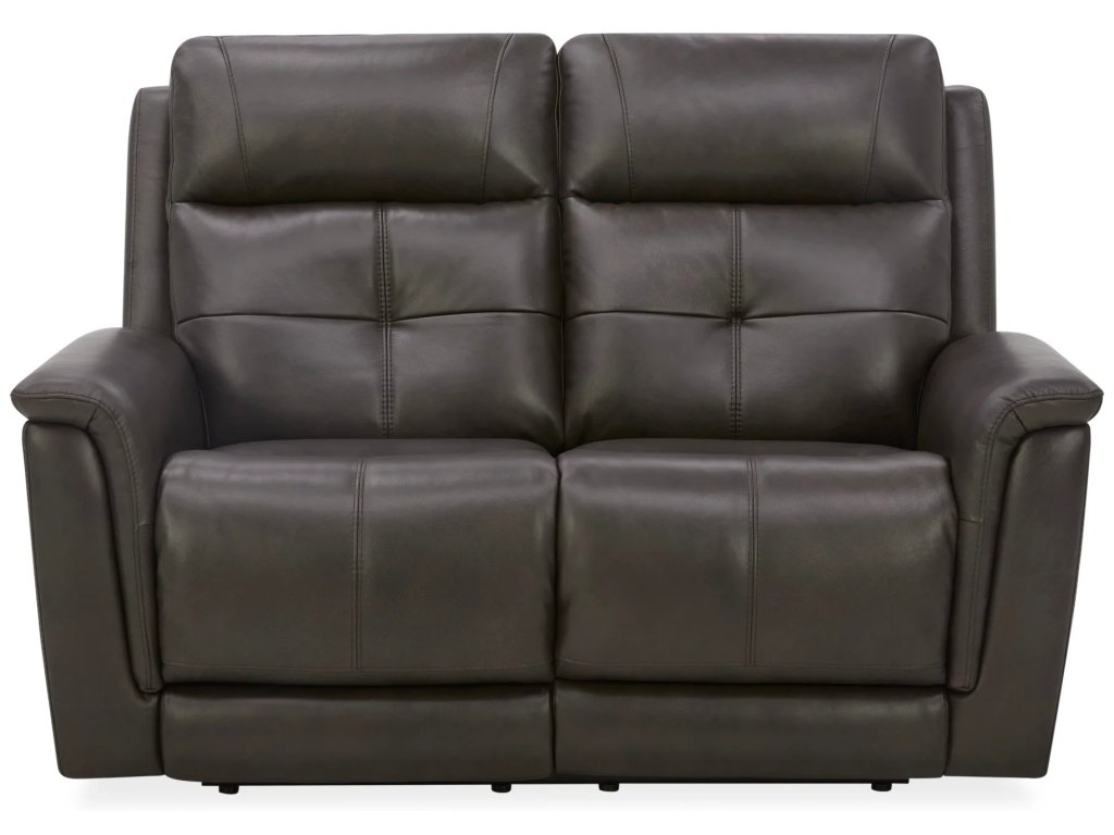 Ranger Leather Power Reclining Loveseat with Power Headrest, Lumbar, Heat & Massage - image 2