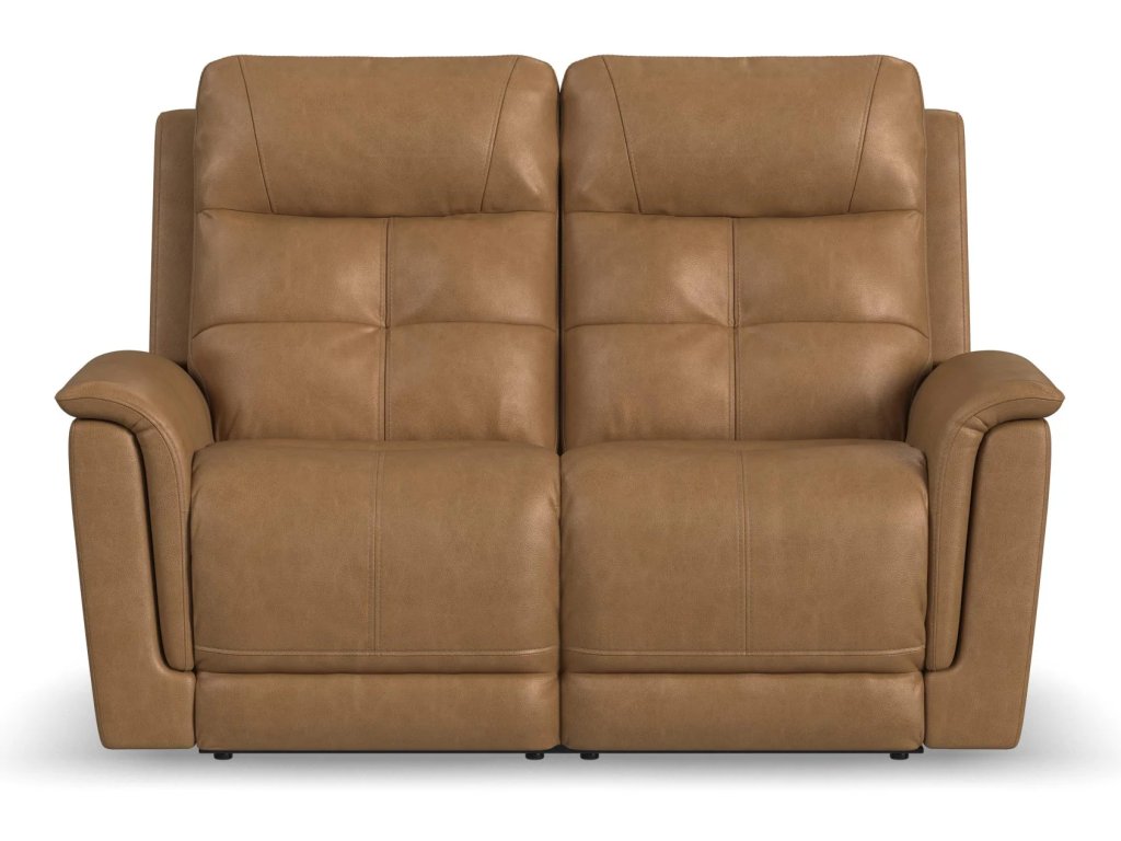 Ranger Leather Power Reclining Loveseat with Power Headrest, Lumbar, Heat & Massage - image 2