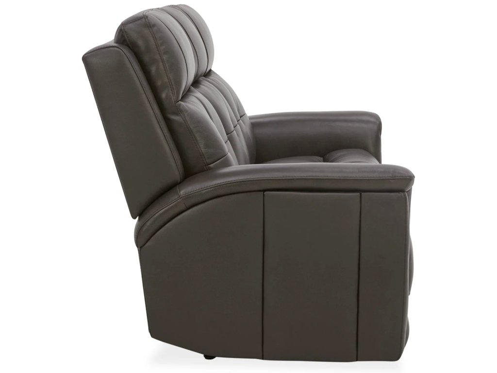 Ranger Leather Power Reclining Sofa with Console, Power Headrest, Lumbar, Heat & Massage - image 3