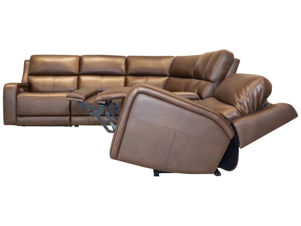 Oasis Leather Sectional - image 9