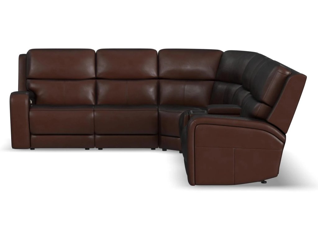 Oasis Leather Sectional - image 2