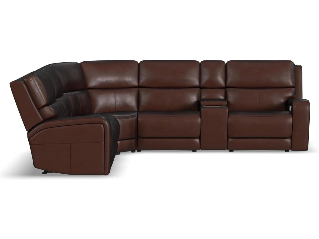Oasis Leather Sectional - image 3