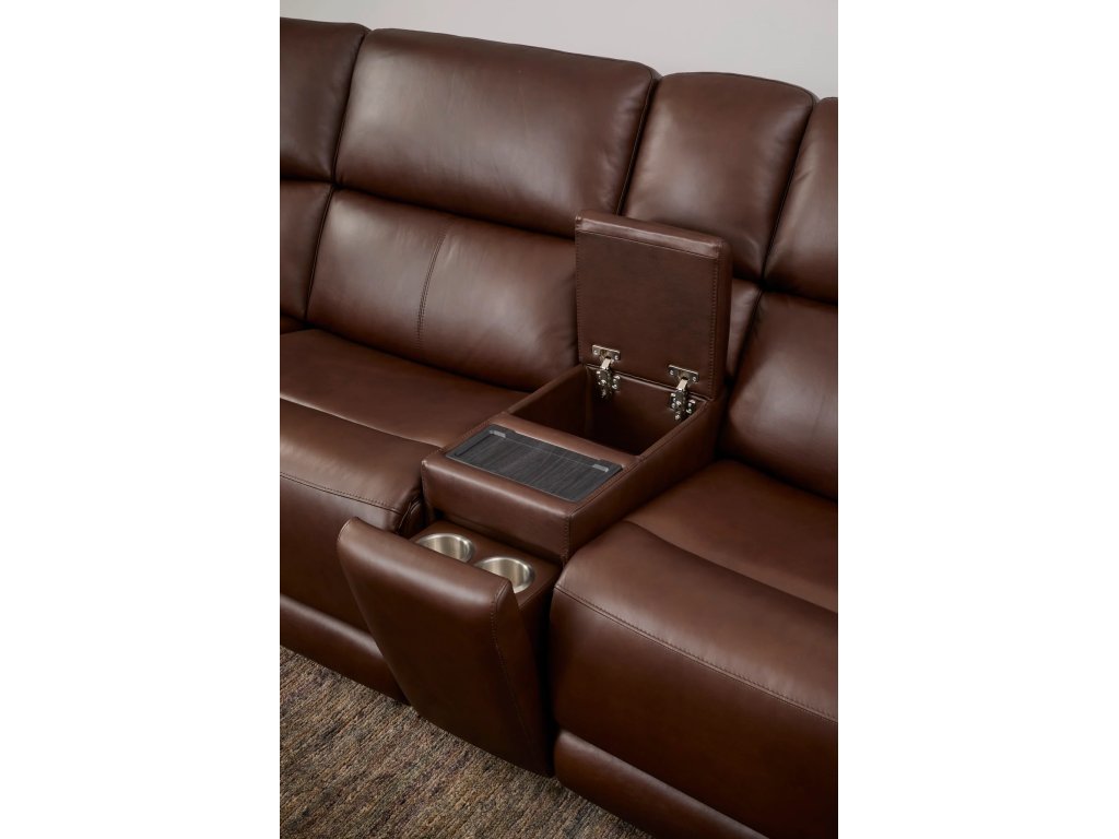 Oasis Leather Sectional - image 4