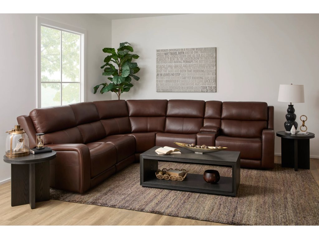 Oasis Leather Sectional - image 6