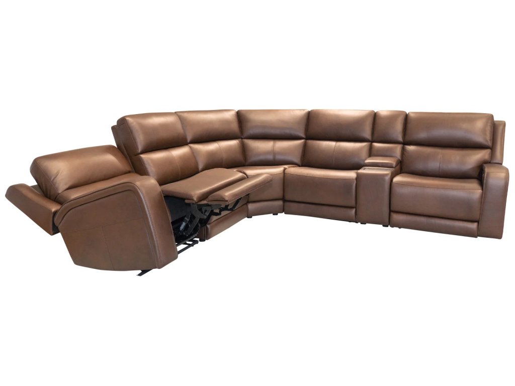 Oasis Leather Sectional - image 7