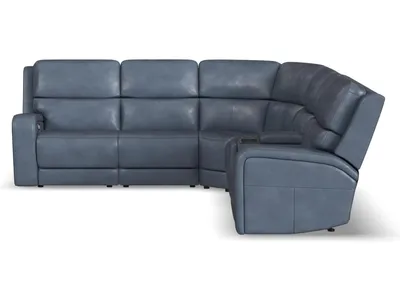 Oasis Leather Sectional - Alternative View