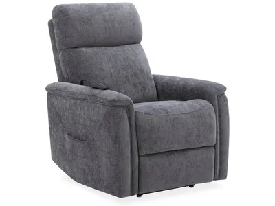 Luma Petite Fabric Petite Power Lift Recliner with Power Headrest, Lumbar, Heat & Massage