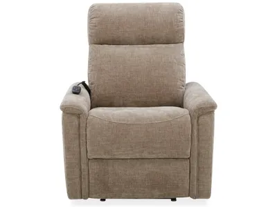 Luma Fabric Power Lift Recliner with Power Headrest, Lumbar, Heat & Massage