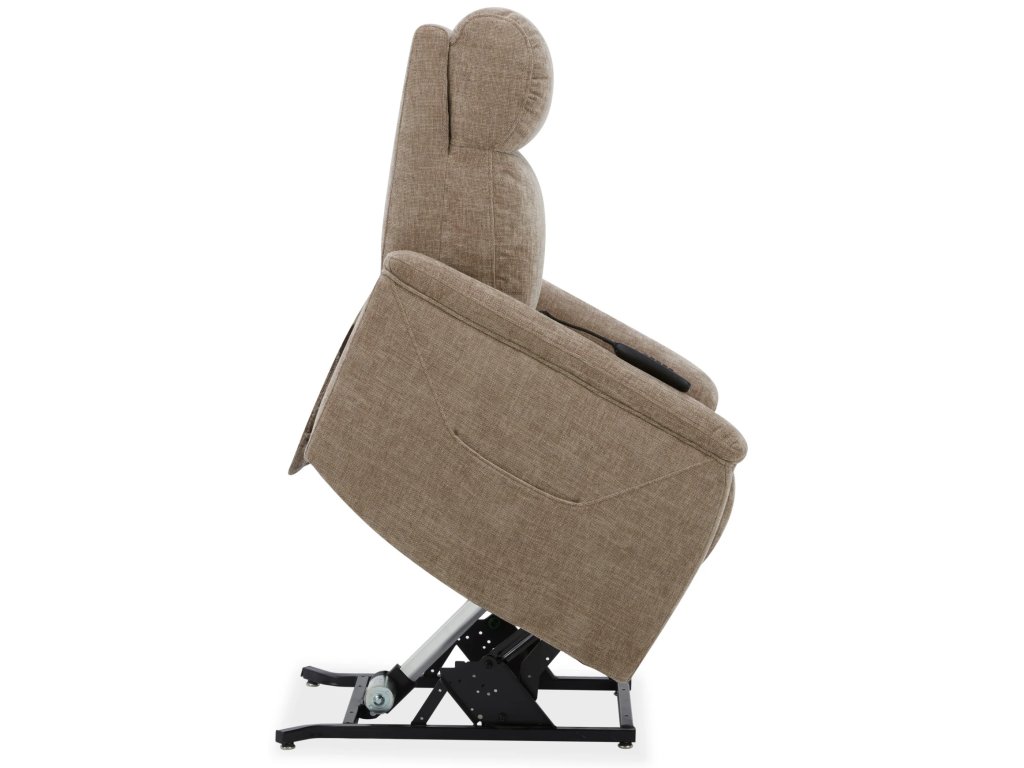 Luma Fabric Power Lift Recliner with Power Headrest, Lumbar, Heat & Massage - image 8