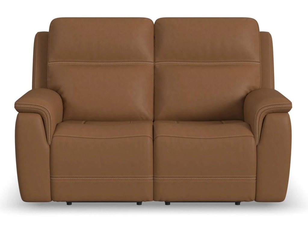 Sawyer Leather Power Reclining Loveseat w/ Pwr Headrests, Lumbar - image 2