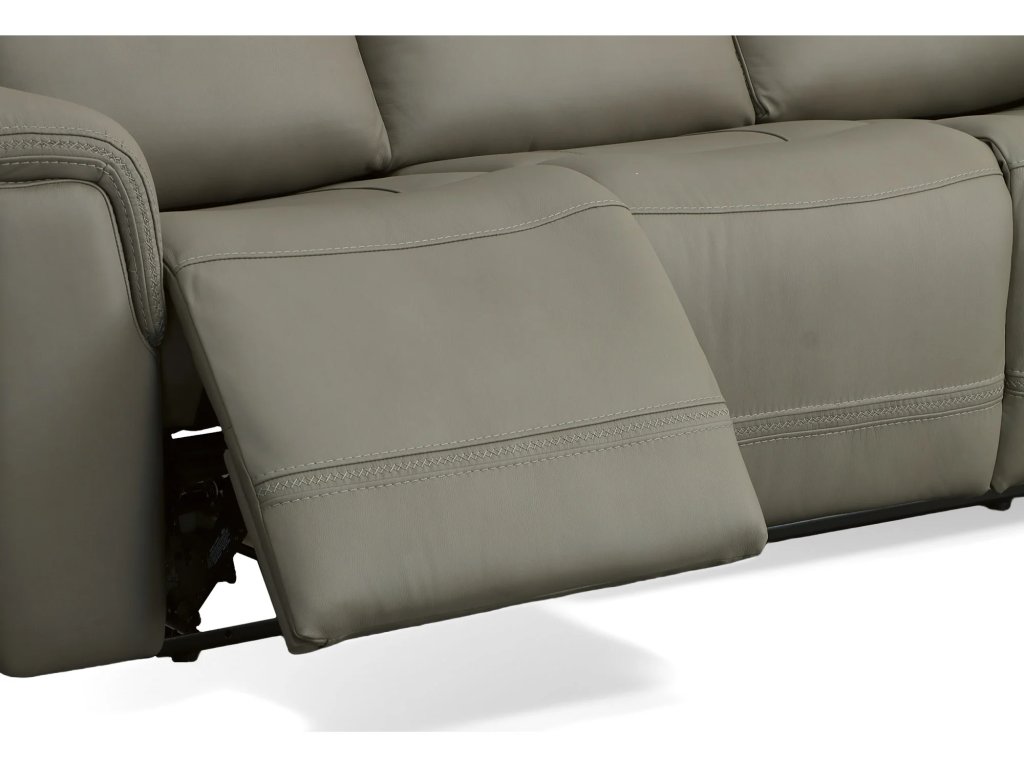 Sawyer Leather Power Reclining Sectional with Power Headrests & Lumbar - image 5