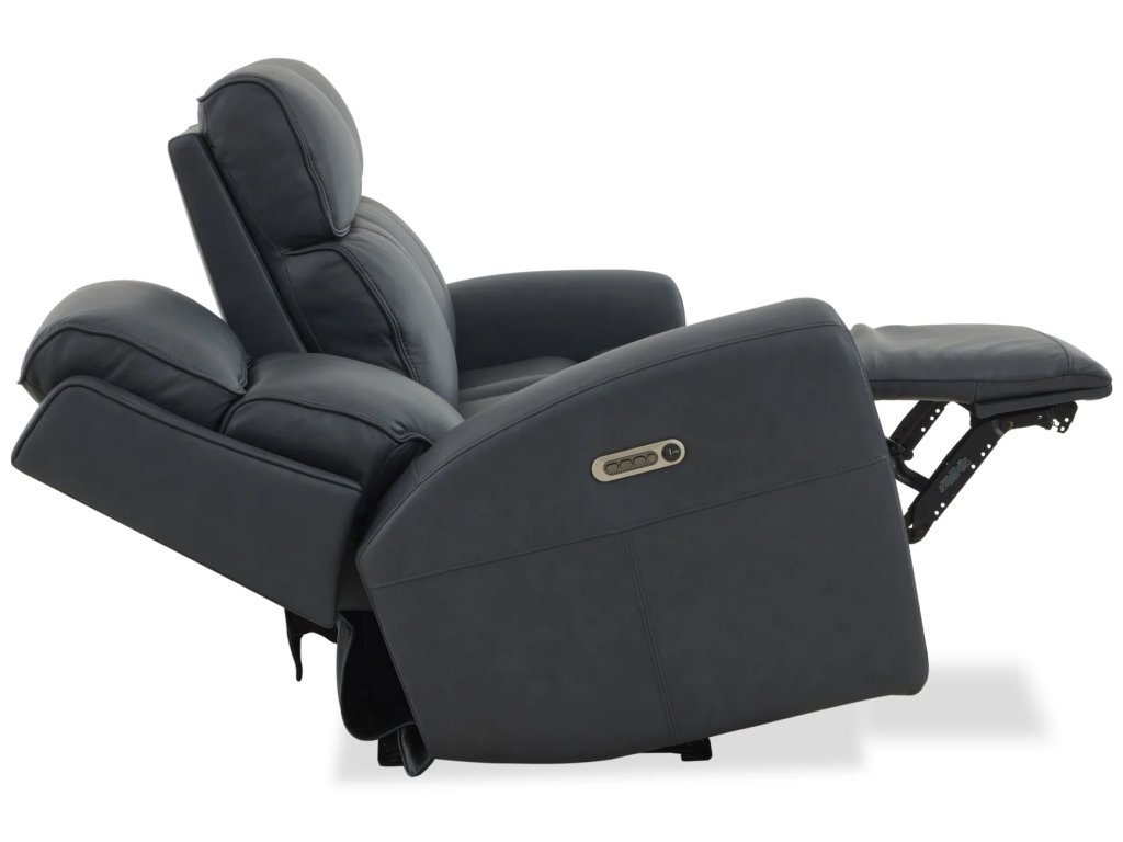 Warren Leather Power Reclining Sofa with Console, Power Headrest & Lumbar - image 13