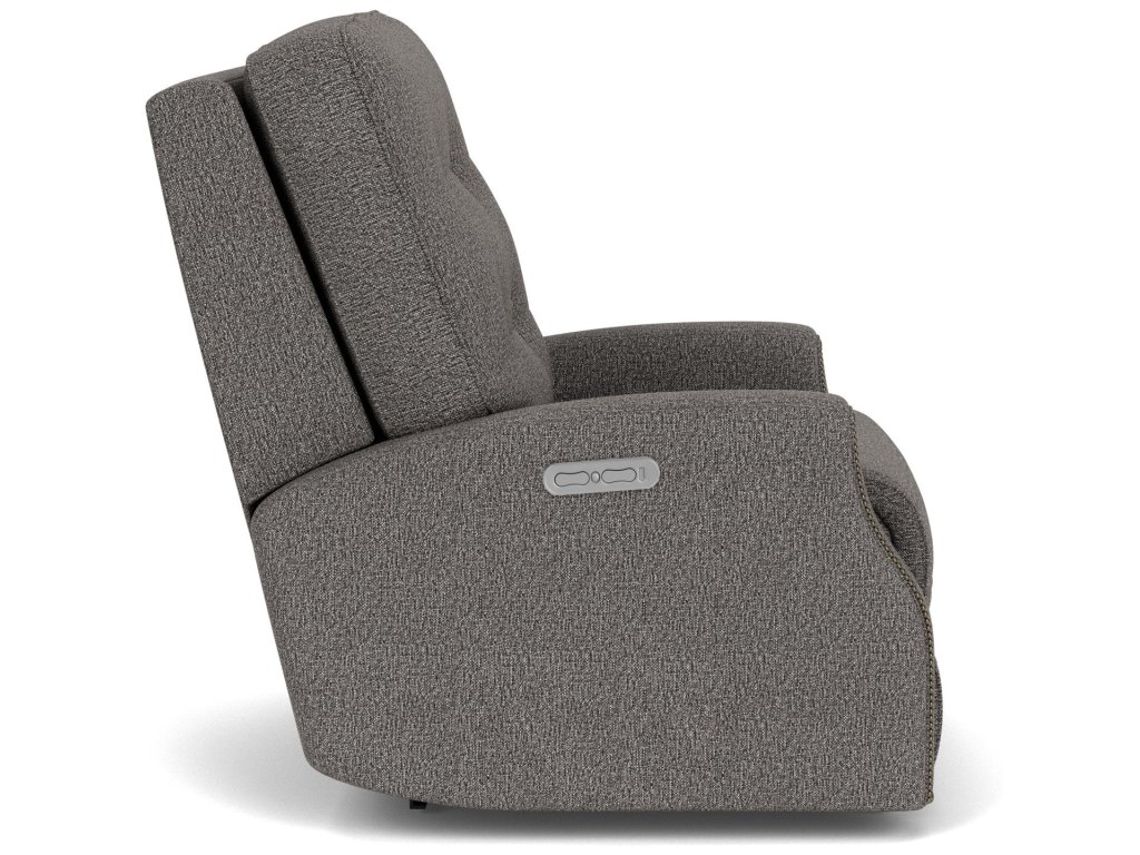 Devon Fabric Power Recliner with Power Headrest - image 2