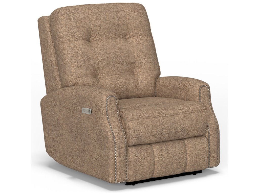 Devon Fabric Power Recliner with Power Headrest - image 3