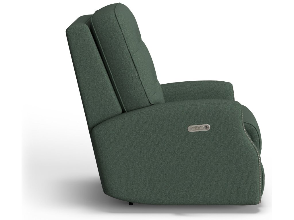 Devon Fabric Power Recliner with Power Headrest - image 7