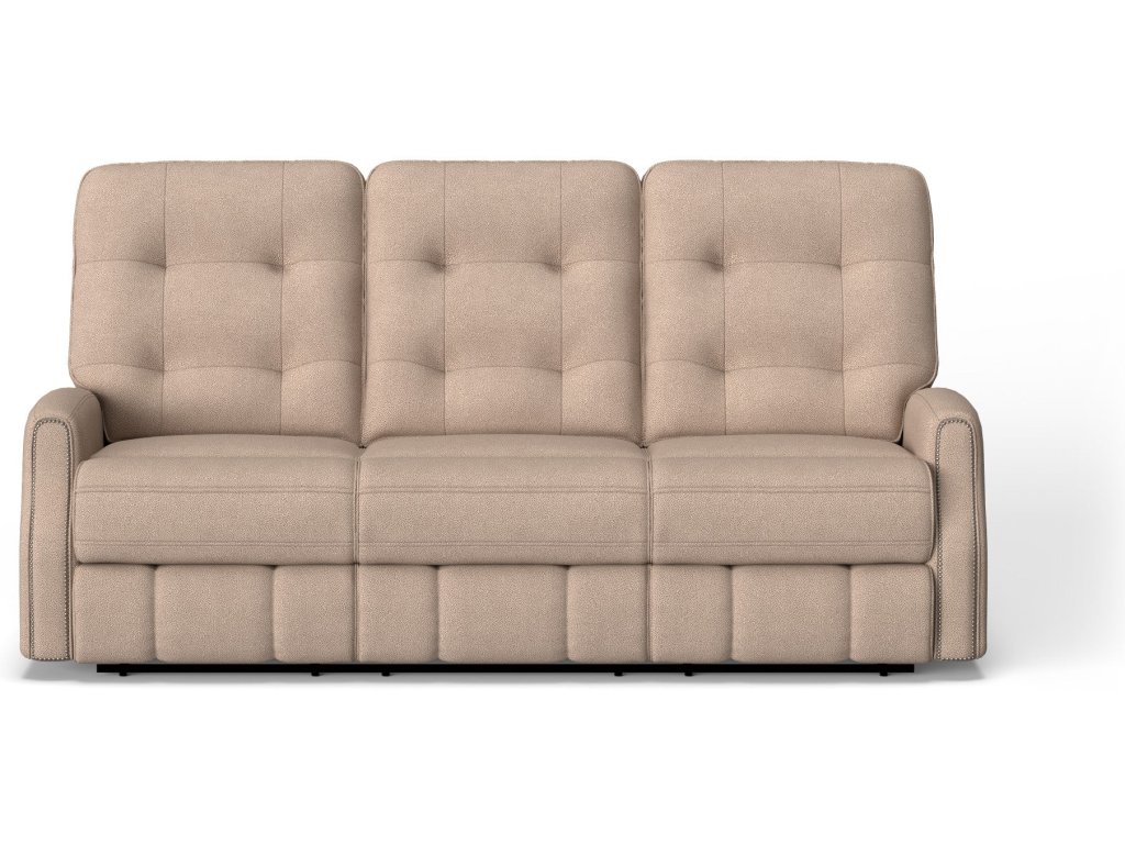 Devon Fabric Power Reclining Sofa with Power Headrests - image 6