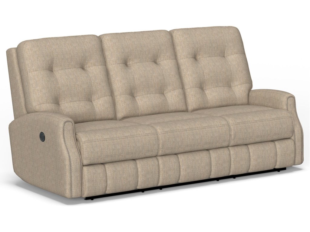 Devon Fabric Power Reclining Sofa - image 3