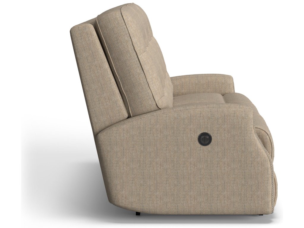 Devon Fabric Power Reclining Sofa - image 6