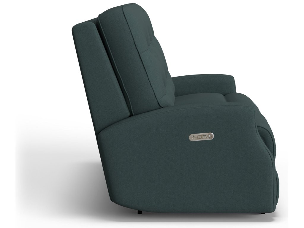 Devon Fabric Power Reclining Sofa with Power Headrests - image 6