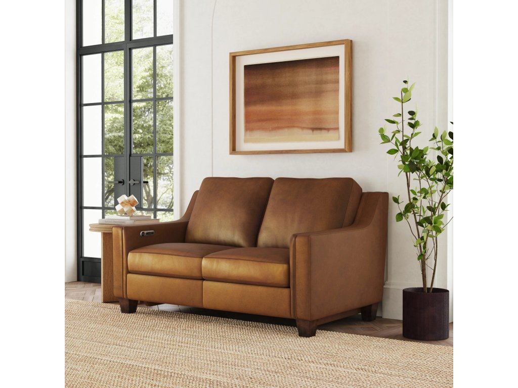 Finley Leather Power Inclining Loveseat - image 1