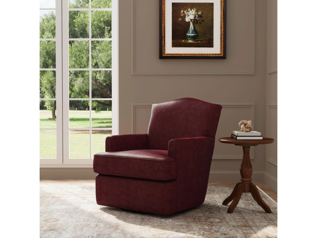 Judge Leather Swivel Chair - image 1