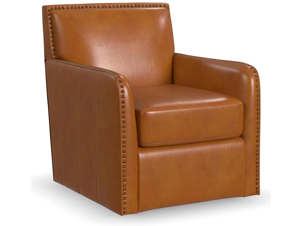 Beckett Leather Swivel Chair - main image