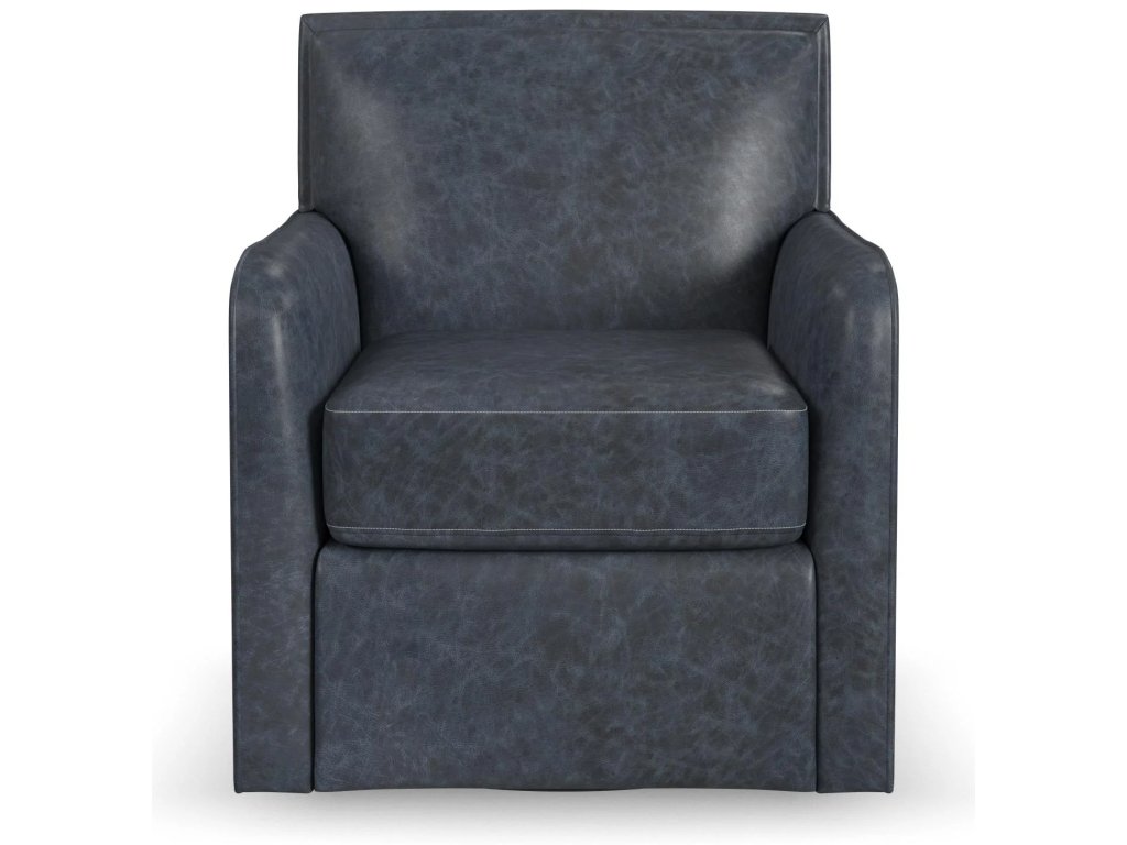 Beckett Leather Swivel Chair - image 2