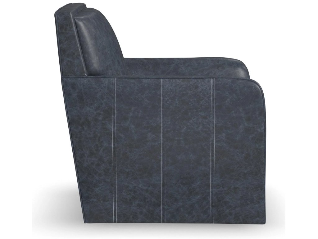 Beckett Leather Swivel Chair - image 3