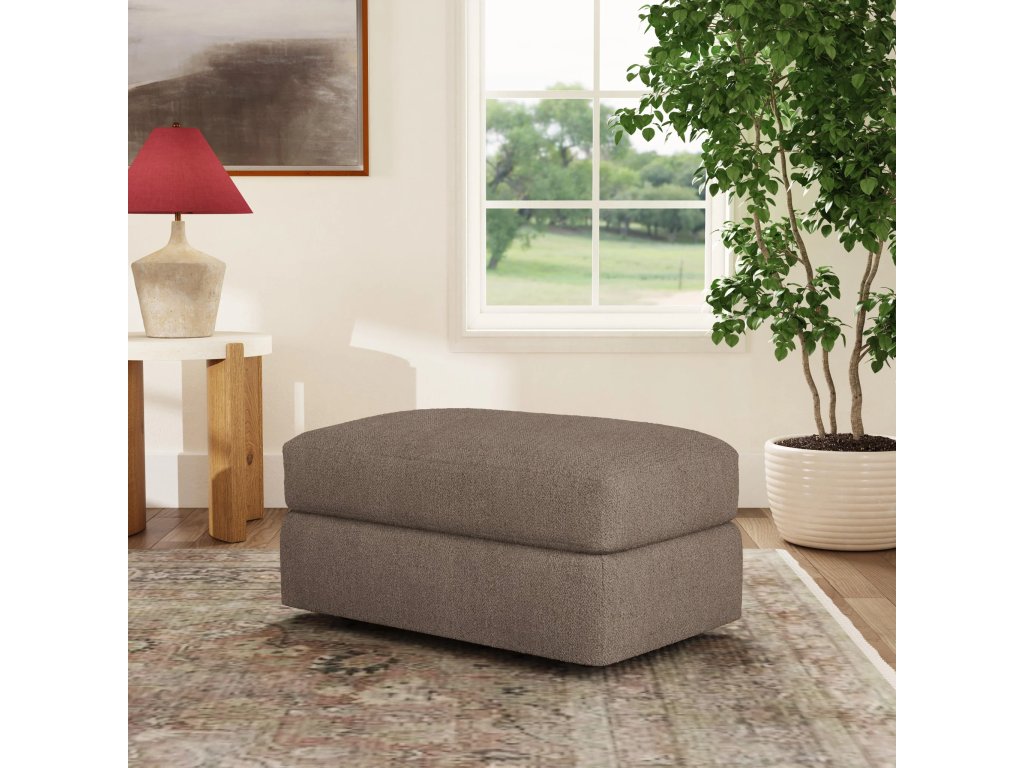 Chevy Fabric Ottoman - image 1