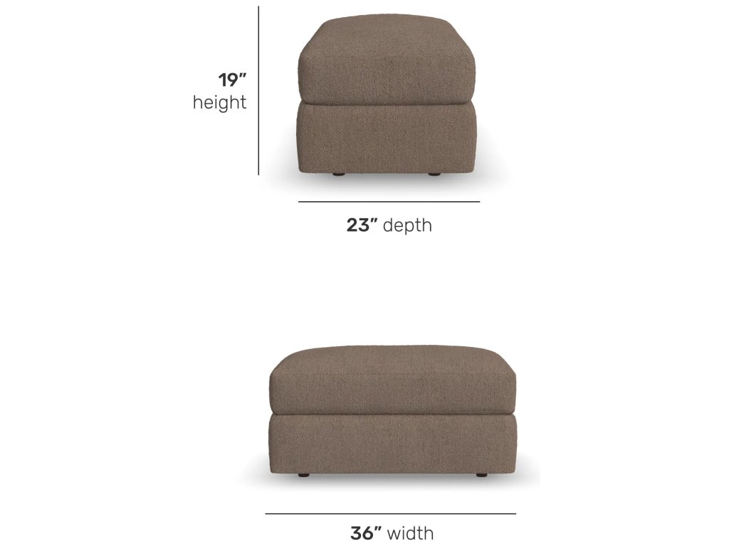 Chevy Fabric Ottoman - image 4