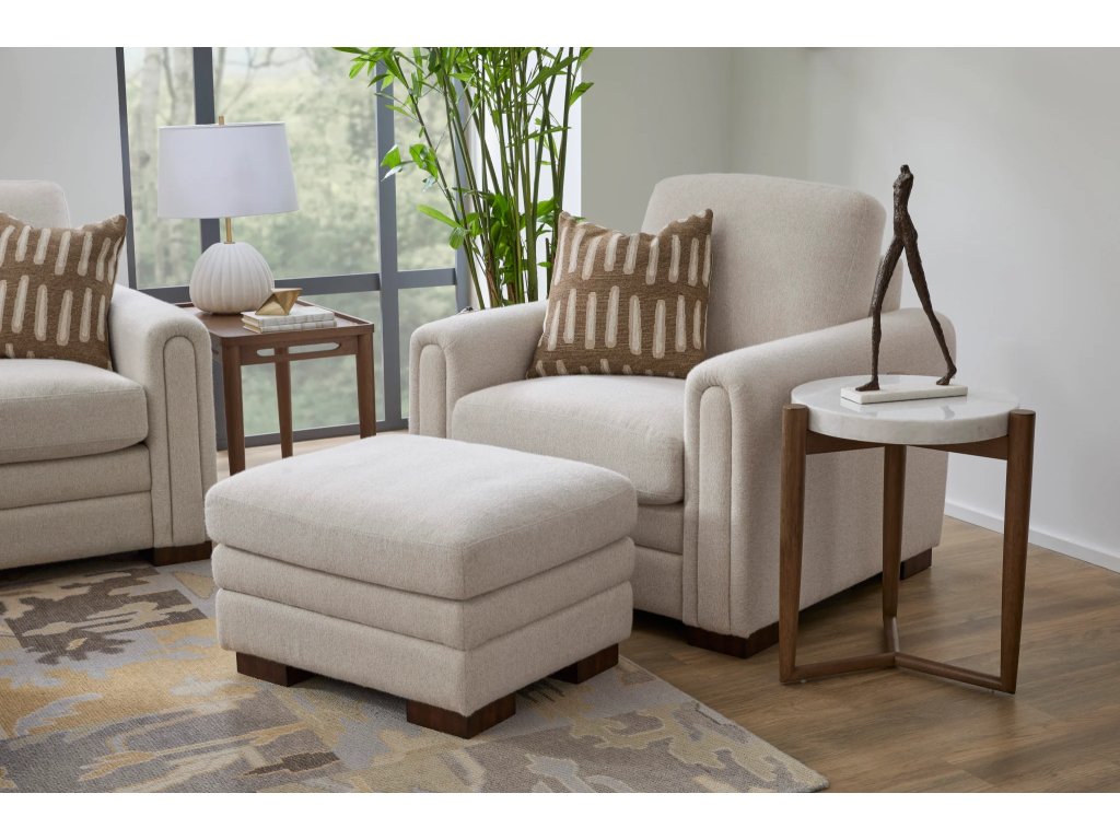 Rudy Fabric Ottoman - image 7