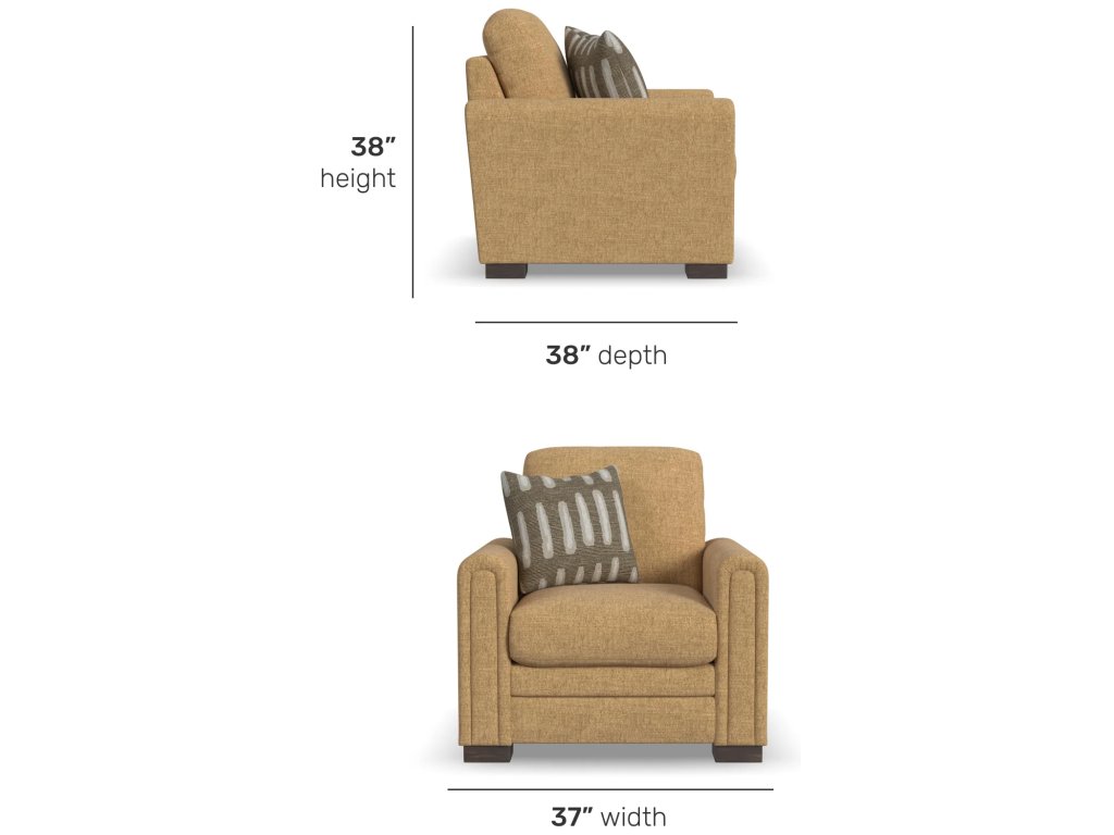 Rudy Fabric Chair - image 4