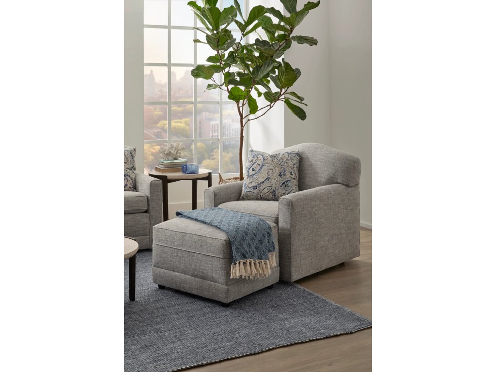 Aggie Fabric Ottoman - image 8