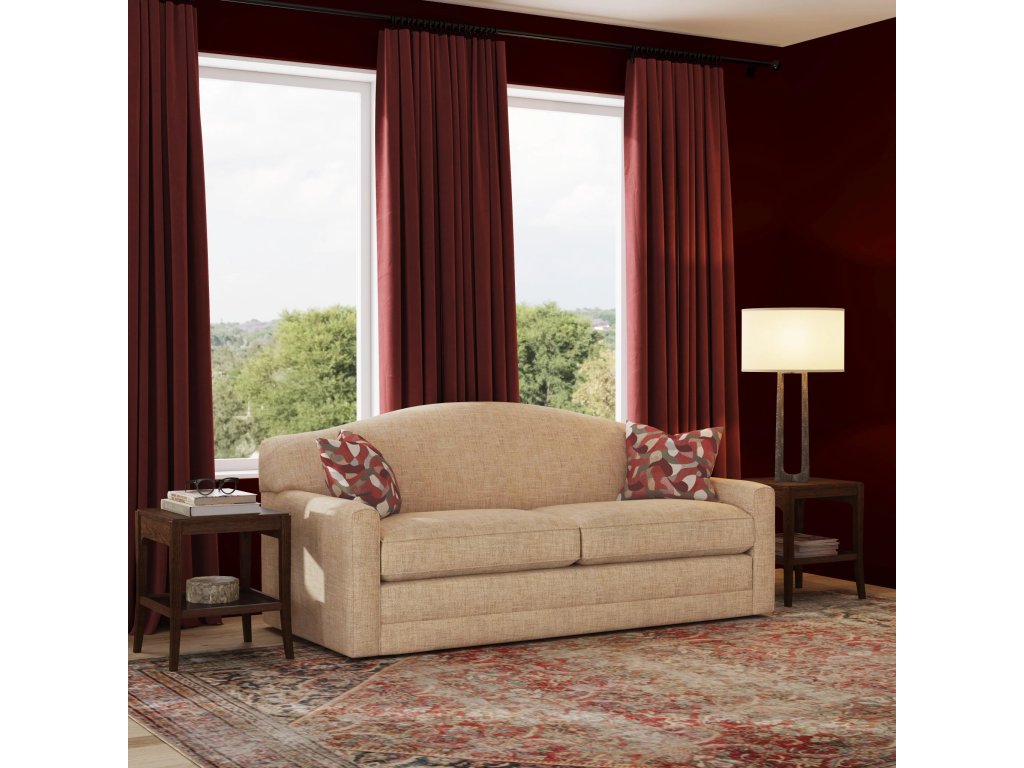Aggie Fabric Two-Cushion Sofa - image 1