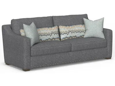 Milo Fabric Two-Cushion Sofa