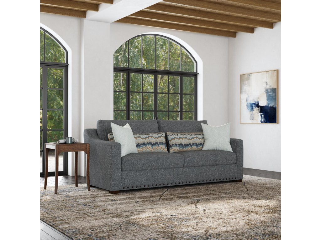 Milo Fabric Two-Cushion Sofa - image 1