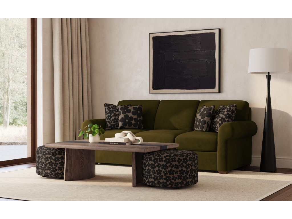 Pouf Fabric Cocktail Ottoman - image 4