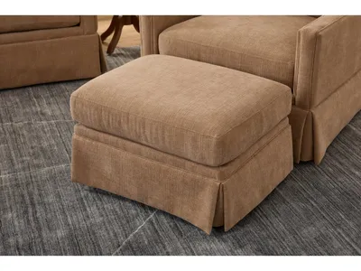 Lottie Fabric Ottoman - Alternative View