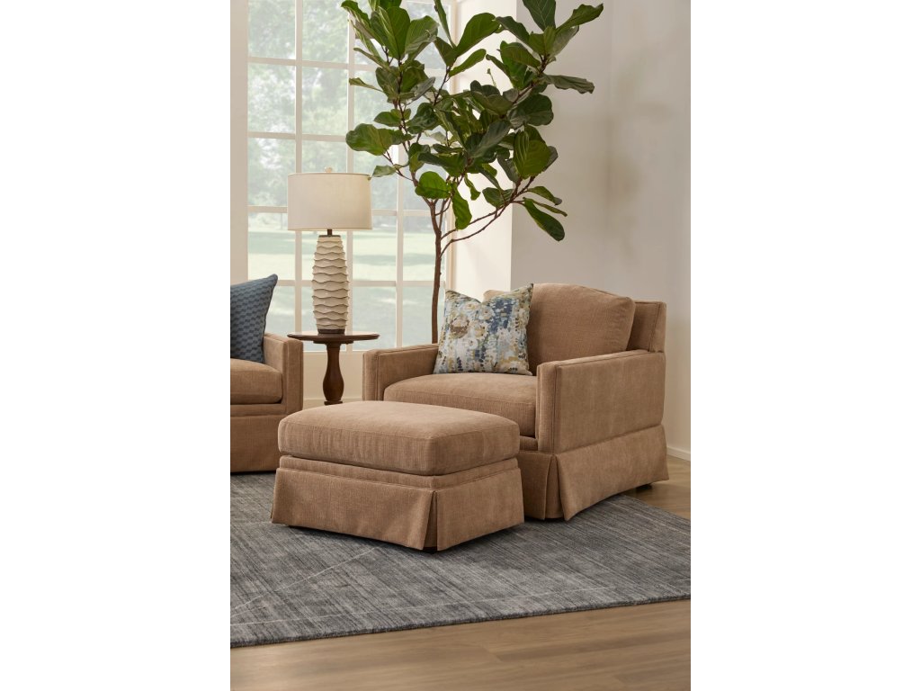 Lottie Fabric Ottoman - image 5