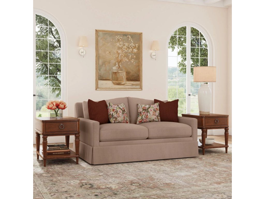 Lottie Fabric Loveseat - image 1