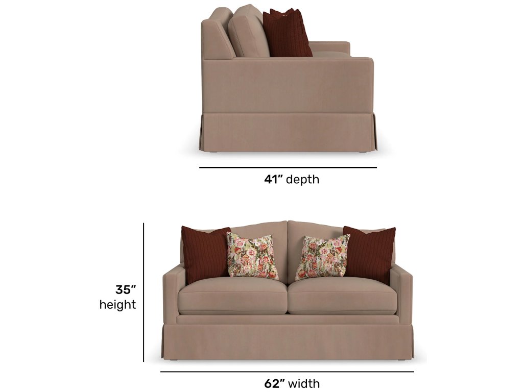 Lottie Fabric Loveseat - image 4