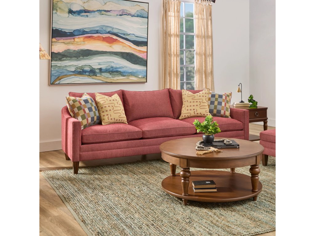 Eleanora Fabric Large Three-Cushion Sofa - image 1