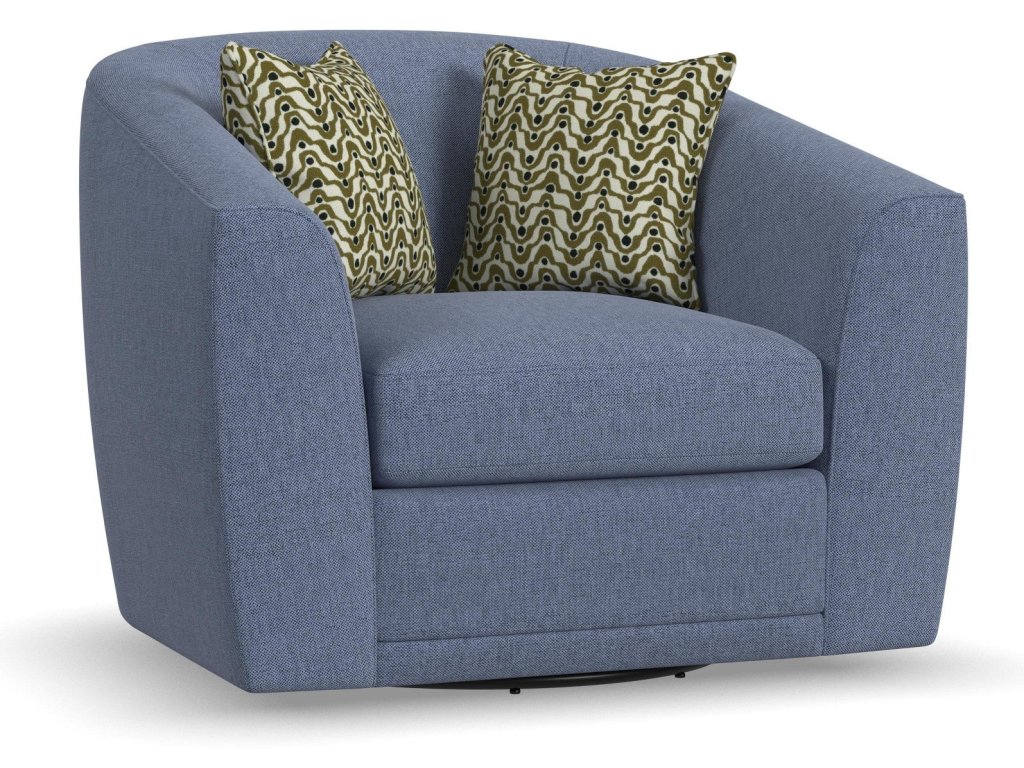 Jewel Fabric Swivel Chair - main image