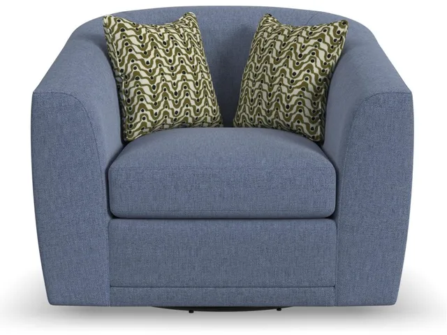 Jewel Fabric Swivel Chair