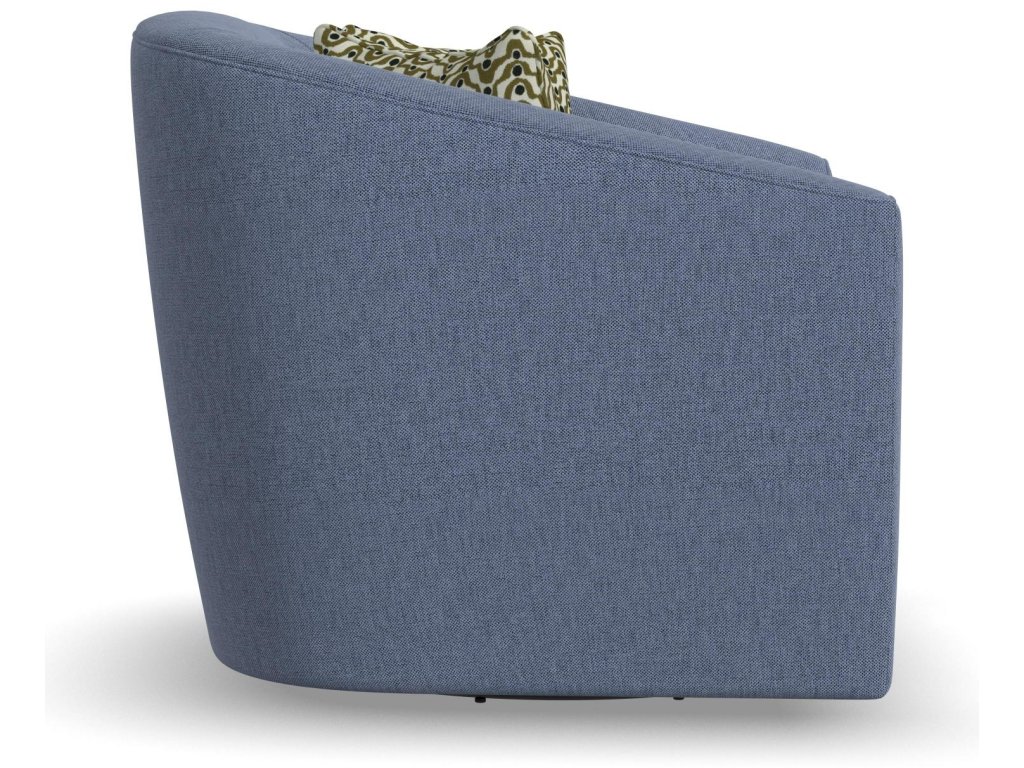 Jewel Fabric Swivel Chair - image 2