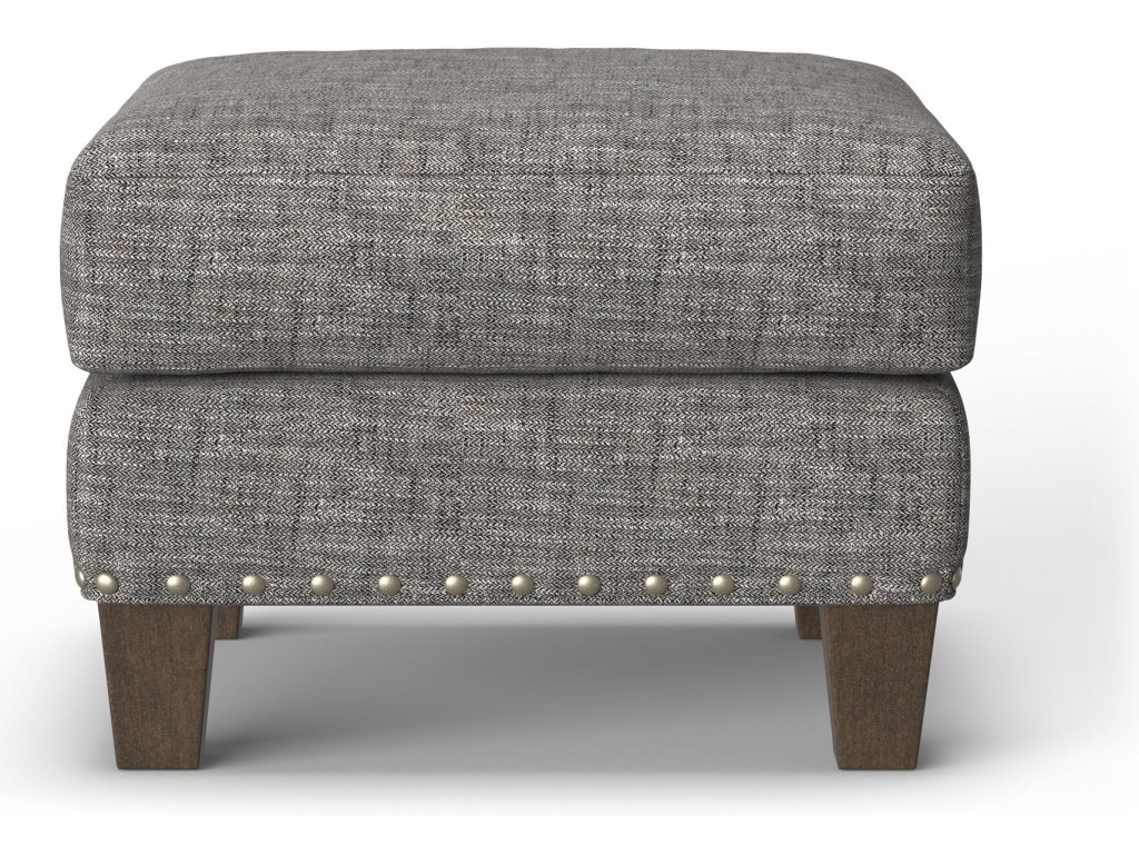 Gianna Fabric Ottoman - image 1