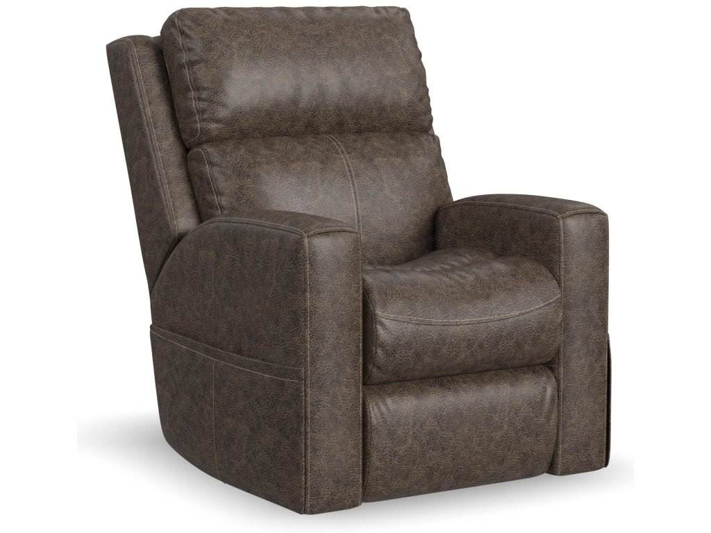 Score Fabric & Leather Power Lift Recliner with Power Headrest & Lumbar - main image