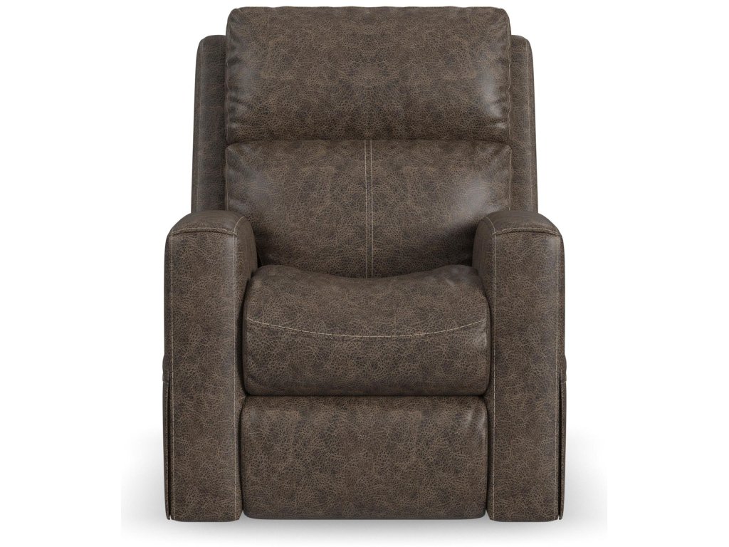 Score Fabric & Leather Power Lift Recliner with Power Headrest & Lumbar - image 1